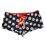 [P] Disney Juniors' Classic Mickey Mouse Pajama Boxer Shorts - Black & White (LG)