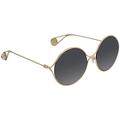 Gucci Grey Gradient Round Ladies Sunglasses GG0253SA 001 60