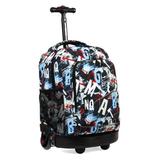 J World Sunny Rolling Backpack, Graffiti