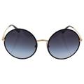 Dolce and Gabbana DG 2179 13128G - Matte Black/Grey Gradient by Dolce and Gabbana for Women - 56-20-140 mm Sunglasses