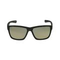 Panama Jack Men's Black Mirrored Rectangle Sunglasses