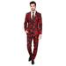 Suitmeister Men's Black and Red Halloween Suit