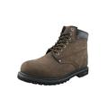 Mens Casual Work Shoes Fashion Nubuck Leather Lace-Up Ankle Work Boots
