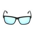 Foster Grant Men's Black Mirrored Retro Sunglasses WW02