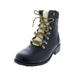 Khombu Womens Eureka Leather Cold Weather Combat Boots