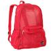 Mesh Backpack Heavy Duty Student Net Bookbag Quality Simple Netting School Bag Security See Through Daypack Red