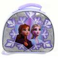 Lunch Bag - Disney - Frozen 2 - Elsa & Anna Shaped Purple New FZAD