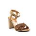 Reaction Kenneth Cole Crash Jewel Block Heels Tan