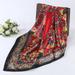 Gobestart Fashion Women Lady Floral Printed Square Scarf Head Wrap Shawl