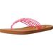 Roxy Women's Antigua Sandal Flip Flop, Coral, 7 M US