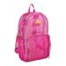 Eastsport Multi-Purpose Mesh Backpack with Front Pocket, Adjustable Straps and Lash Tab, English Rose