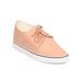 New Women Hearts Collection Britney-02 PU Pointy Toe Flatform Lace Up Sneaker