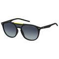 PLD 6023/S 0DL5 WJ Matte Black 99mm Polaroid PLD 6023/S Round Unisex Polarized Sunglasses