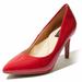 Pointed Closed Toe Classic Slip On High Heels Pumps Point Toe Summer Spring Autumn Office Shoes Wedding Pointed Dress Slip Stiletto Crystal-02 Red Pt