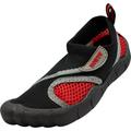 Norty Toddler Girls Skeletoe Kids Beach Water Shoes Pool Aqua Sock 40957-8MUSToddler Black/Red