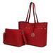 MKF Collection Maria Shopper Tote/ Shoulder Bag with Cosmetic Pouch by Mia K. Farrow