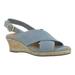 Bella Vita Nadette II Espadrille Wedge Sling Back Sandals (Women)