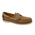 Sebago Men's Crest Docksides Tan Nubuck Boat Shoe