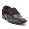 Men's 20617 Cap Toe Derby Oxfords Lace Up Casual Dress Shoes, Brown, 11