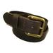 Brown Solid Leather Strap Belt 1.5" Made in the USA Big Sizesâ€¦ (60, Brown)