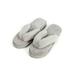 NK FASHION Womens Faux Fur Slippers Warm Fussy Flip Flop House Slippers Open Toe Home Slippers for Girls Indoor Outdoor Thong Slippers