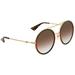 Gucci Round Sunglasses GG0061S 010 56