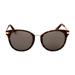 Kenneth Cole Reaction Plastic Frame Brown Mirror Lens Ladies Sunglasses KC13095352G