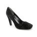 Nine West Shamira Womens Size 6 Black Suede Pumps Heels Shoes