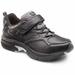 Dr. Comfort Spirit Women's Athletic Shoe: 9.5 Medium (A-B) Black Elastic Lace w/Strap