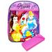 Disney Princesses 15" Backpack Cinderella Belle w/ Upper Pocket & Pencil Case