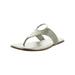 Bernardo Womens Mallory Leather O-Ring Thong Sandals