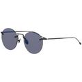 John Varvatos Men's V525 V/525 Matte Black Fashion Round Sunglasses 51mm