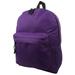 Case Lot 40pc Classic Backpack Basic Bookbag 16 inch School Bag, Purple
