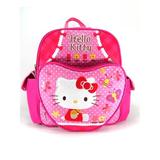 12" Small Size Pink Butterflies and Bees Hello Kitty Backpack - Hello Kitty Bookbag