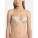 Calvin Klein Women's Seductive Comfort Tailored Lift Demi Bra, Bare, 34D