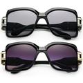 2 Pack Modern Hip Hop Gold Retro Shades UV Protection for Men and Women