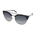 New Banana Republic Caitlin Womens/Ladies Designer Full-Rim Gradient Black Authentic Gorgeous Contemporary Classy Frame Gradient Gray Lenses 55-18-140 Sunglasses/Shades