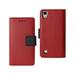 Lg X Style (tribute Hd) 3-in-1 Wallet Case In Red