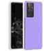 TalkingCase Slim Phone Case for Samsung Galaxy S21 Ultra 5G S30 Ultra (Not S21 S21+) Lavender Purple Print Lightweight Flexible Soft USA