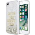 Kate Spade New York Clear Liquid Glitter Case for iPhone 7/8 -Gold