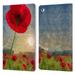 Head Case Designs Officially Licensed Celebrate Life Gallery Florals Poppy Leather Book Wallet Case Cover Compatible with Apple iPad mini 4