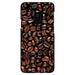 DistinctInk Case for Samsung Galaxy S9 (5.8 Screen) - Custom Ultra Slim Thin Hard Black Plastic Cover - Dark Brown Coffee Beans
