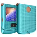 Case for Motorola RAZR 5G Flip Phone Nakedcellphone [Teal Mint Cyan] Protective Snap-On Hard Shell Slim Cover [Grid Texture] for Motorola Moto RAZR 5G Flip Phone (2020) XT2071