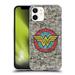 Head Case Designs Officially Licensed Wonder Woman DC Comics Vintage Art Comics Logo Soft Gel Case Compatible with Apple iPhone 12 Mini