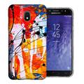 MUNDAZE Samsung Galaxy J7 J737 2018 Crown / J7 Refine / J7 Aura / J7 Star Design Case - Yellow Oil Painting Design Phone Case Cover
