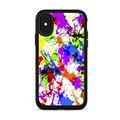 Skin for OtterBox Symmetry Case for iPhone X Skins Decal Vinyl Wrap Stickers Cover - Paint Splatter