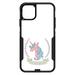 DistinctInk Custom SKIN / DECAL compatible with OtterBox Commuter for iPhone 11 Pro MAX (6.5 Screen) - Unicorn - Make Your Own Magic - White