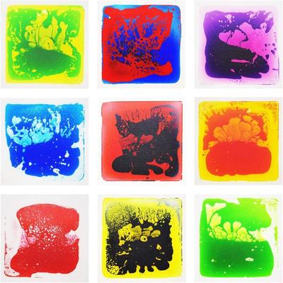 Art3d Liquid Fusion Activity Play Centers for Children, Toddler, Teens, 12" X 12" Pack of 9 Floor Tiles