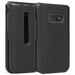 Case for LG Wine 2 LTE Nakedcellphone [Black] Protective Snap-On Hard Shell Cover [Grid Texture] for the LG Wine 2 LTE Flip Phone (LM-Y120) from US Cellular