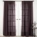 Nali Collection Rod Pocket Semi Sheer Window Curtain Panel